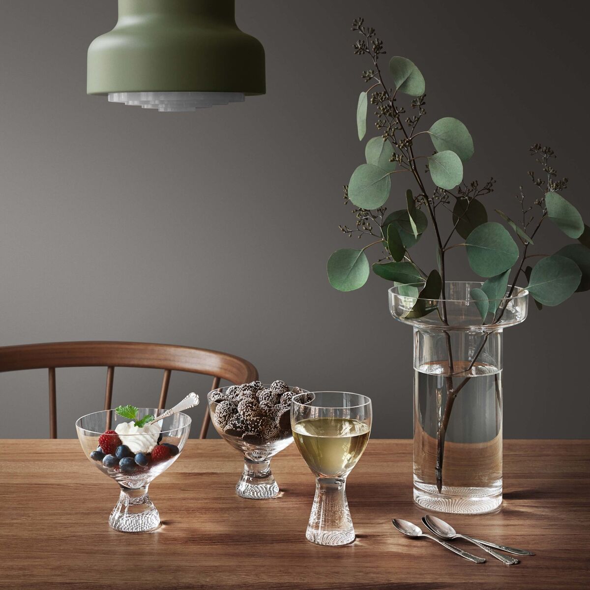 Limelight Vase 23 cm, Gjennomsiktig