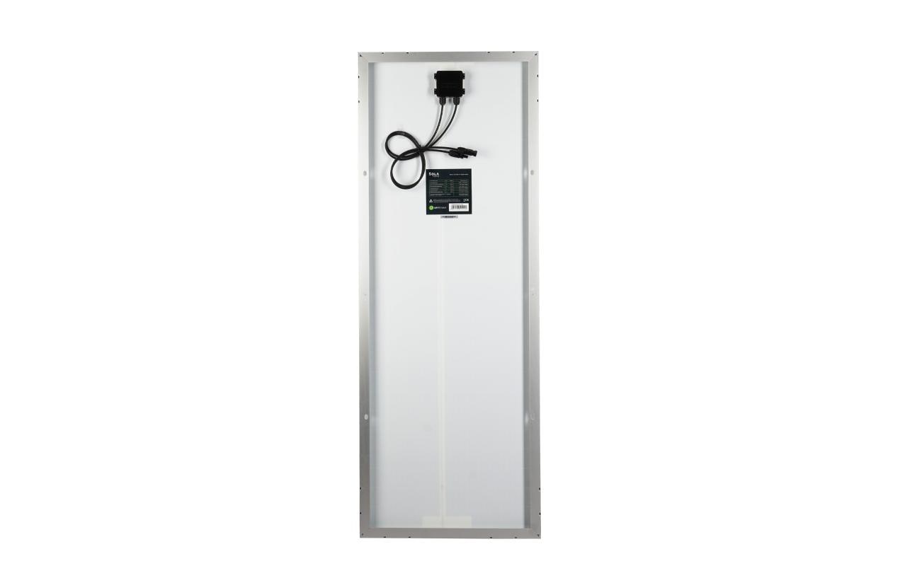 Solarpanel SOLA Frame Mono HV 130 Wp<br>Monokristallines Solarmodul mit 130 Wp und einem hohen Zellwirkungsgrad von 20%
