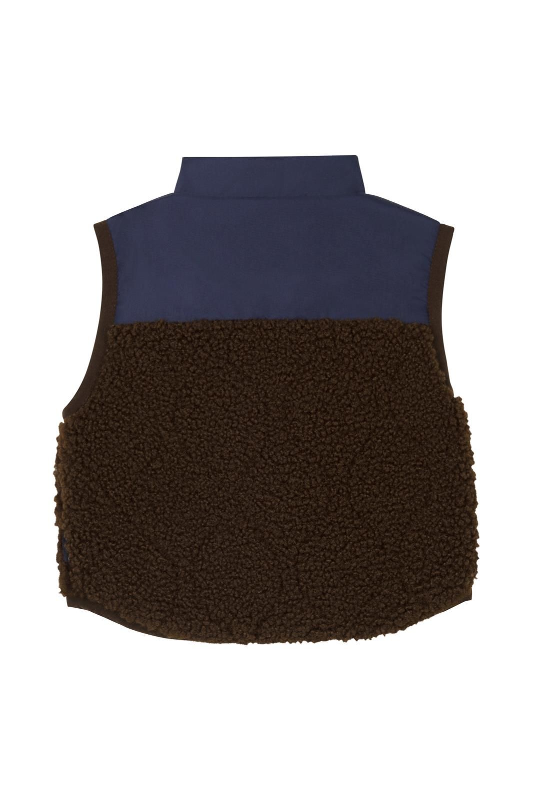 Noppies Baby Bodywarmer Galve - Reversible - Brown Patina