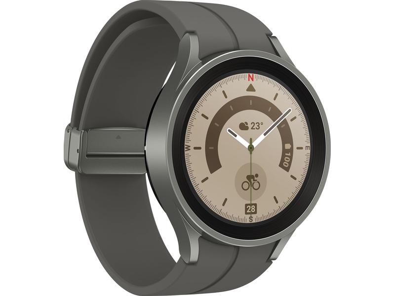 Samsung Galaxy Watch5 Pro BT 45 mm Grau Die Smartwatch für Ihre Abenteuer