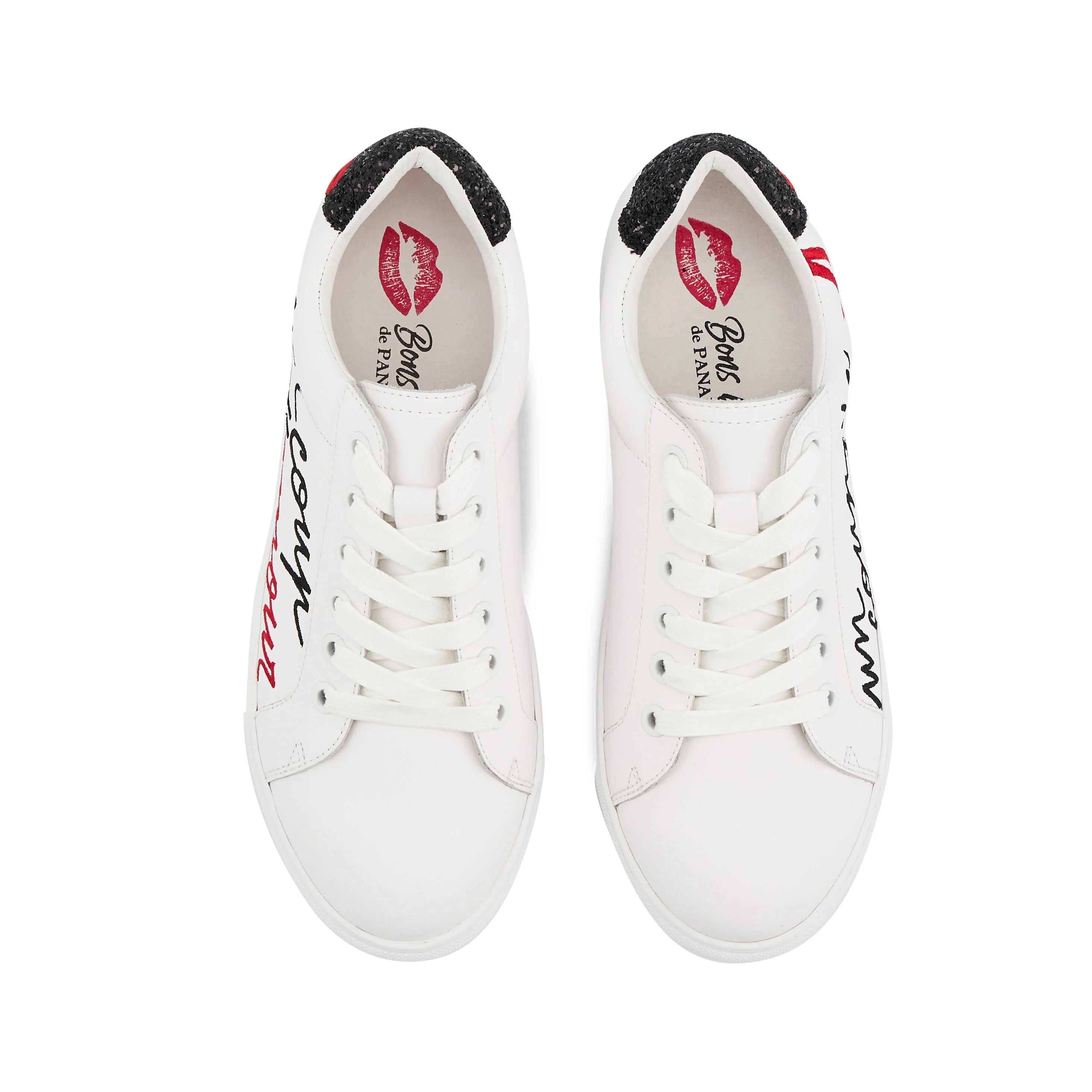 SIMONE UN COUP D'AMOUR - Sneakers en cuir | Blanc