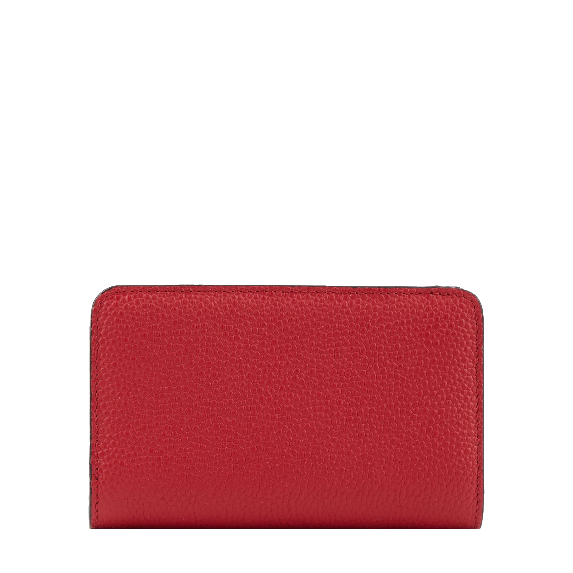 Portefeuille rectangulaire compact zippé Ninon de Lancel-Rouge Lancel