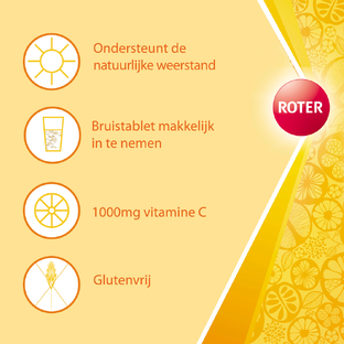 Roter Vitamine C 1000mg Bruistabletten Multiverpakking 4x40ST