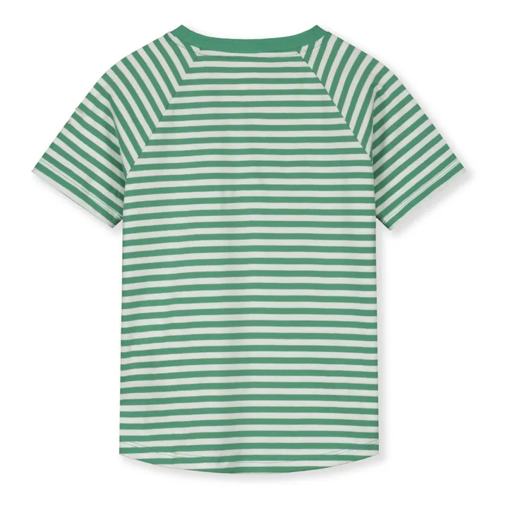 Gray Label T-Shirt Rayé Coton Bio | Vert Menthe