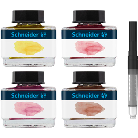 Schneider Pastell-Tinte Geschenkset 2 Tintenglas