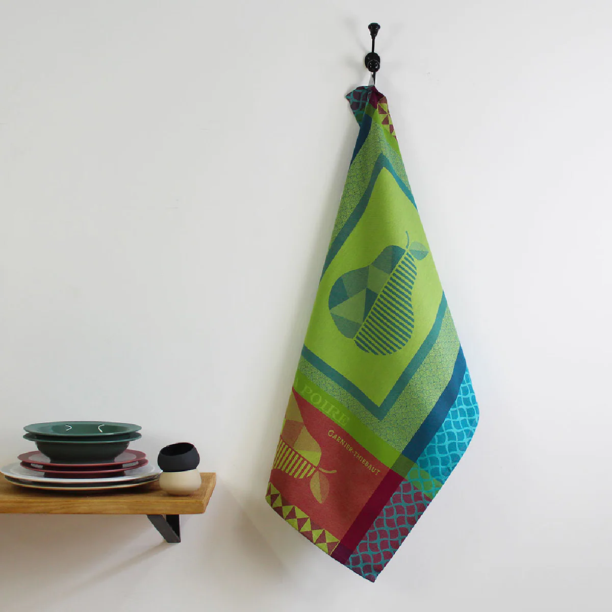 Torchon pur coton multicolore 56x77 Garnier Thiebaut