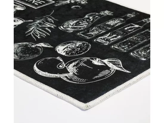 Tapis de cuisine 60x90 cm Polyester Kitchen Intercuis