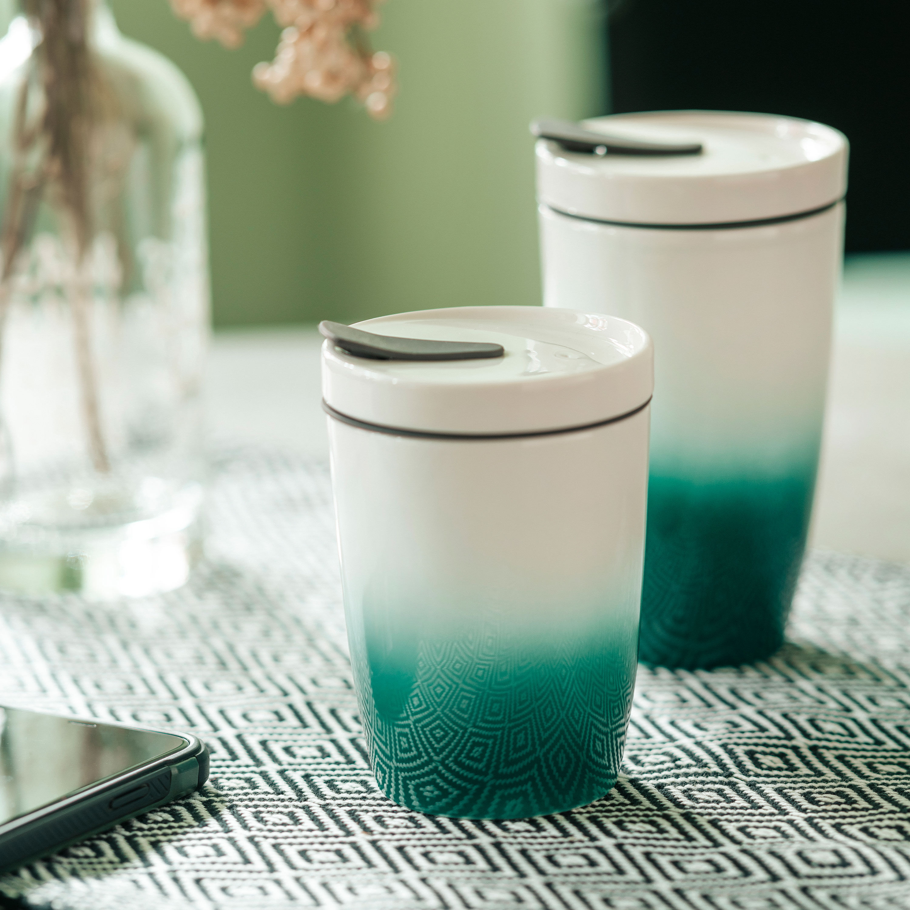 To Go Travel coffee mug White, 11.9 oz