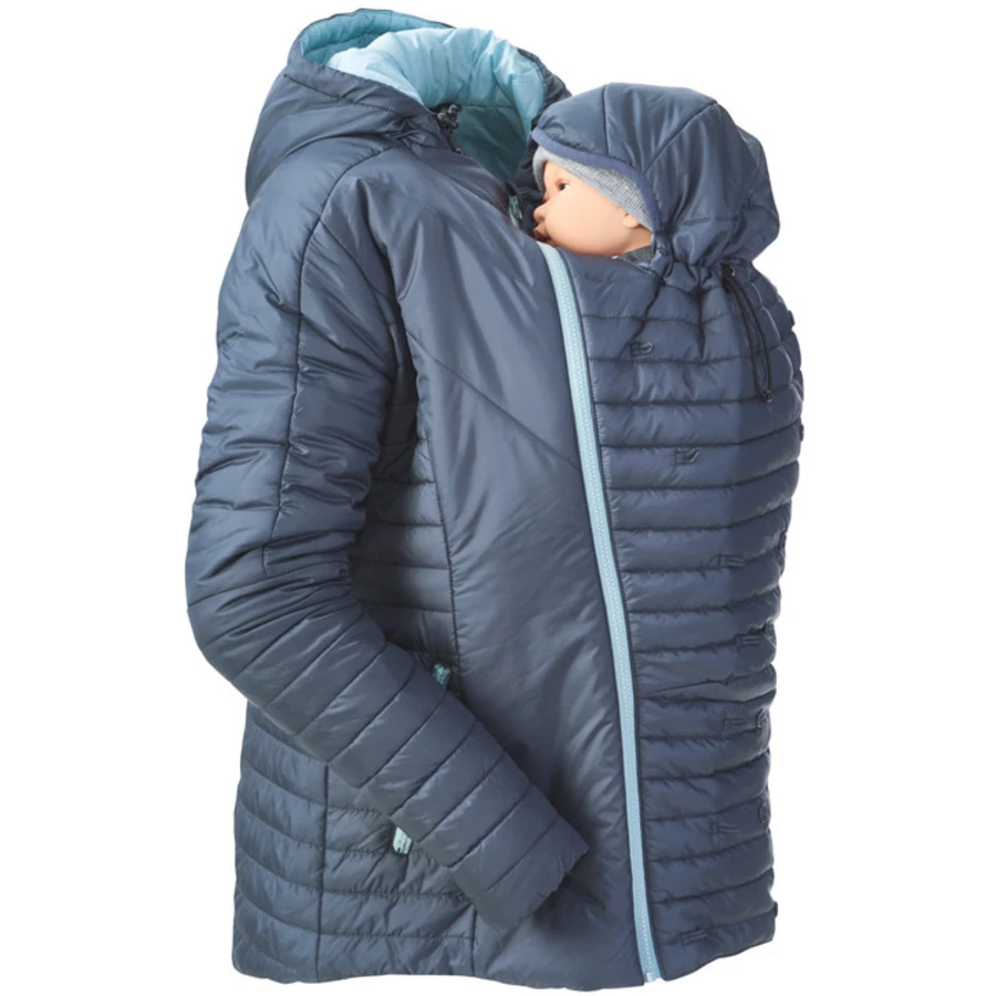 mamalila Stepp-Tragejacke taubenblau