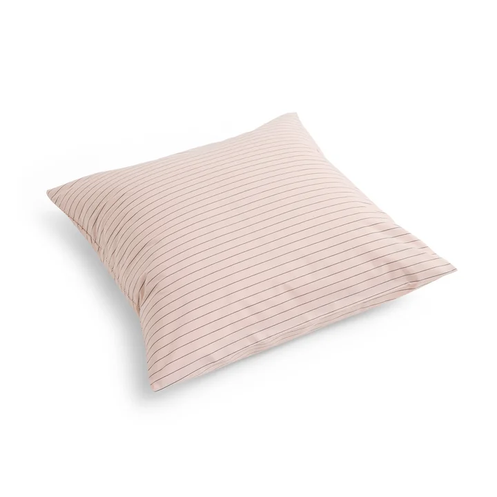HAY - Fineline Kopfkissenbezug, 80 x 80 cm, soft pink