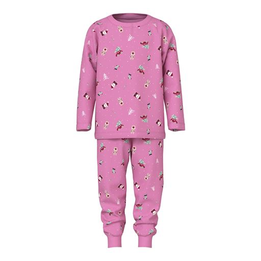 Name It Vismas Pyjamassæt, Fuchsia Pink, 98 cm