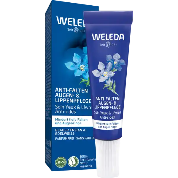 Anti-Falten Augen- & Lippenpflege Blauer Enzian & Edelweiss
