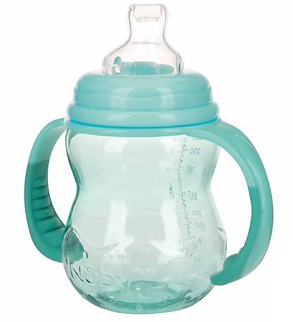 Nuby Drikkeflaske m. H?ndtag og Drikketud - 240ml - Aqua