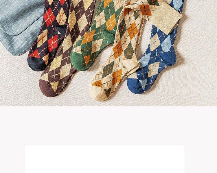 Happo - Argyle kniekousen