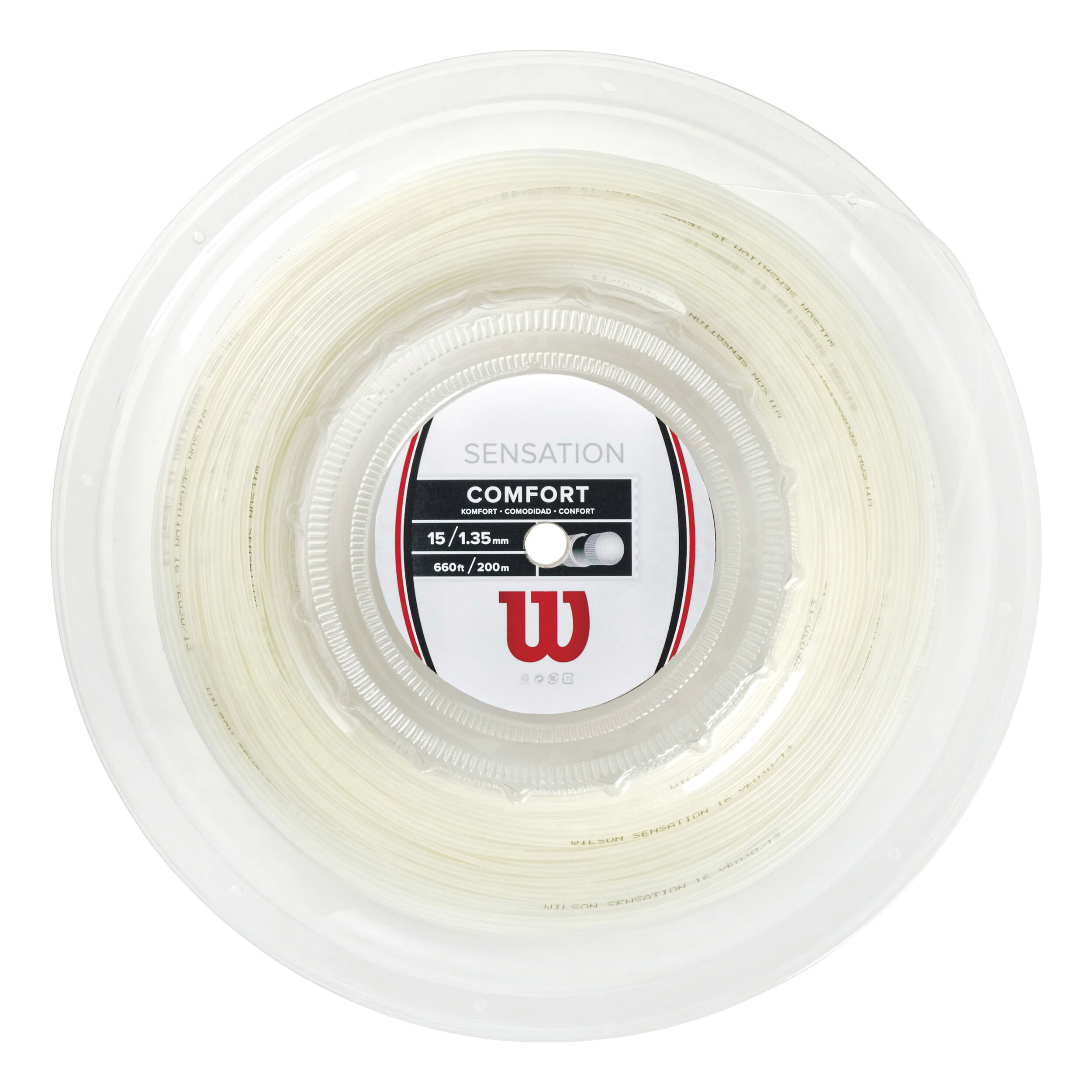 Wilson Sensation Bobine Cordage 200m - Écru