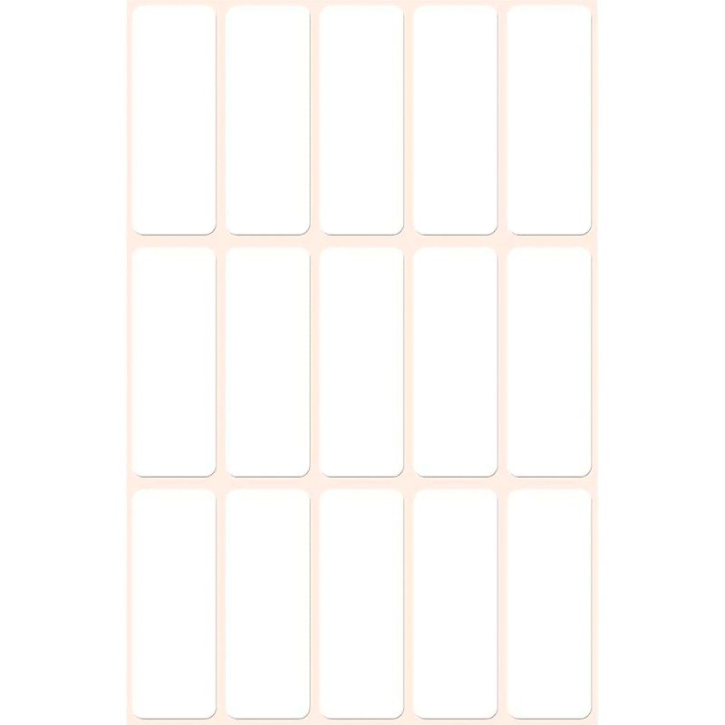 Etiquette multi-usage, 38 x 14 mm, blanc
