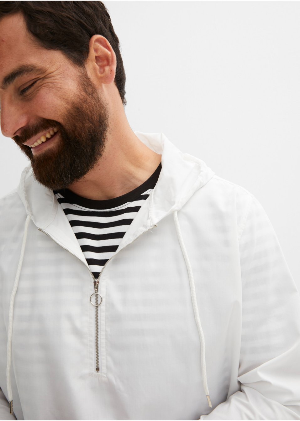 Chemise manches longues à capuche