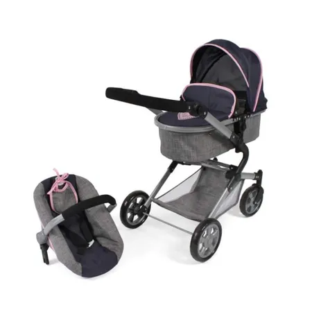 Bayer Chic 2000 Kombi Puppenwagen Lila