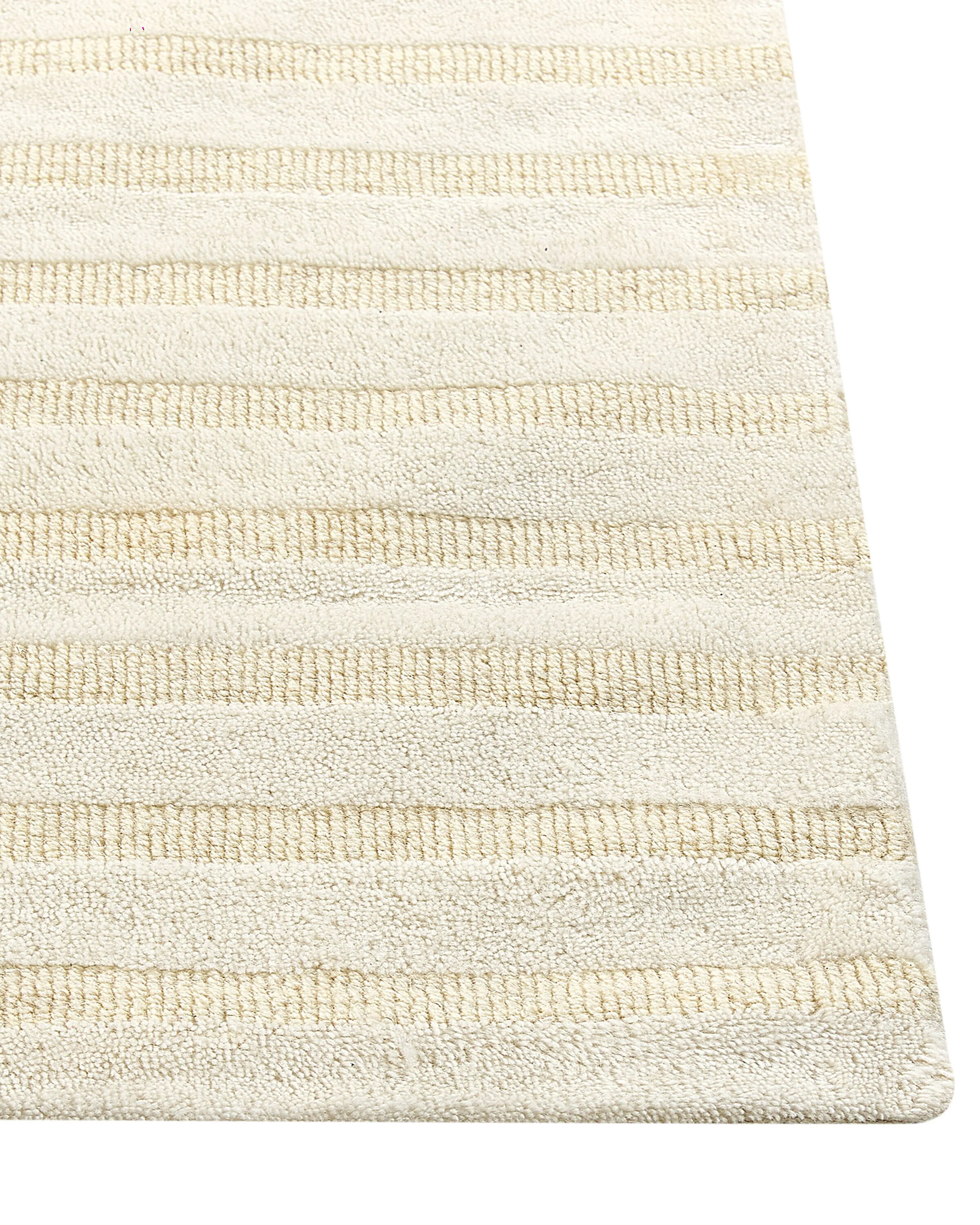 Vloerkleed ABEGUM Beige 200 x 300 cm Wol