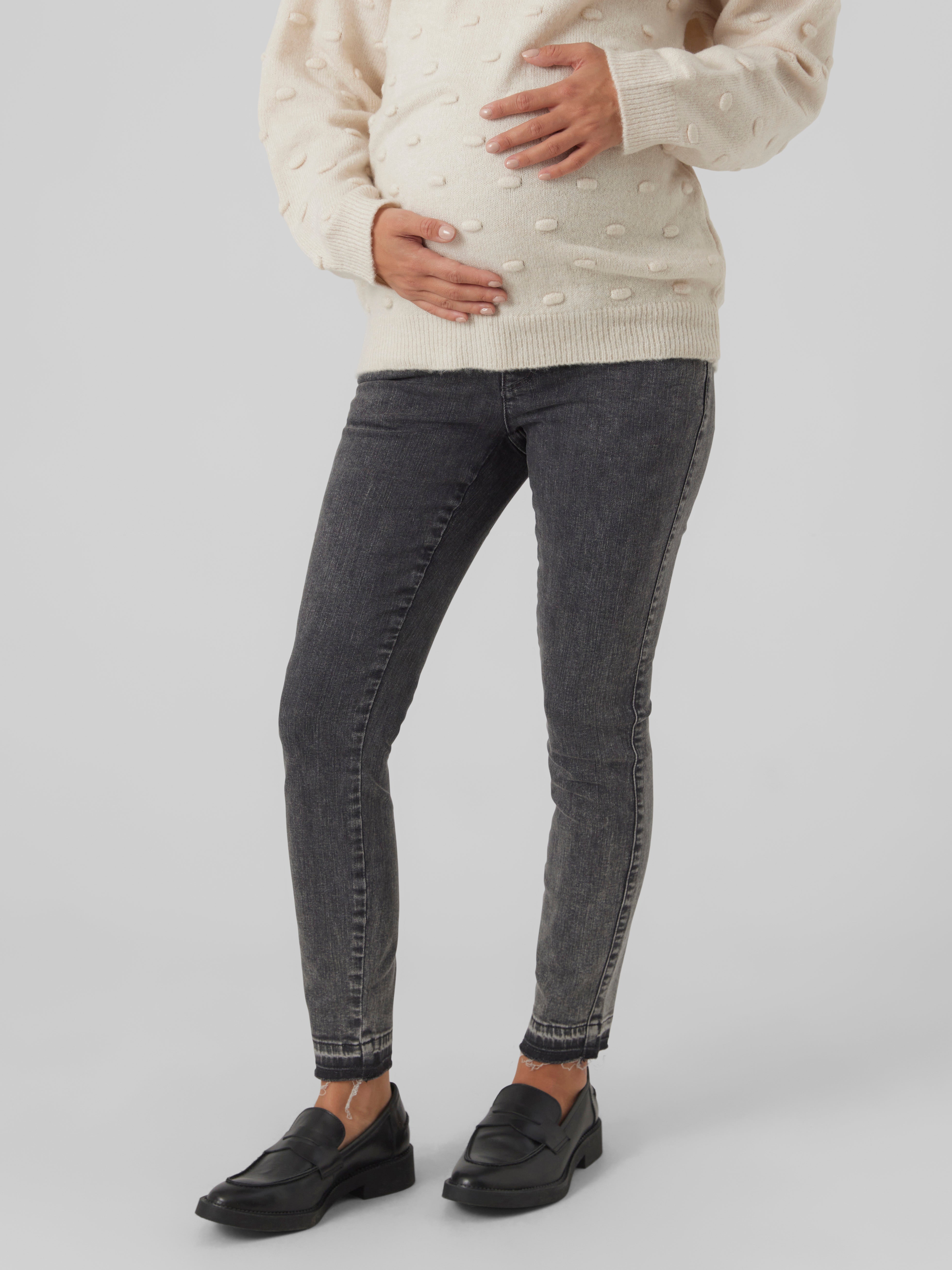 Slim fit Mid waist Onafgewerkte zoom Jeans