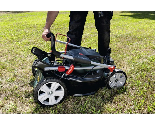METABO RM 36-18 LTX BL 46 2x18V accu grasmaaier, inclusief 2 x 5,2 Ah accu's en snellader