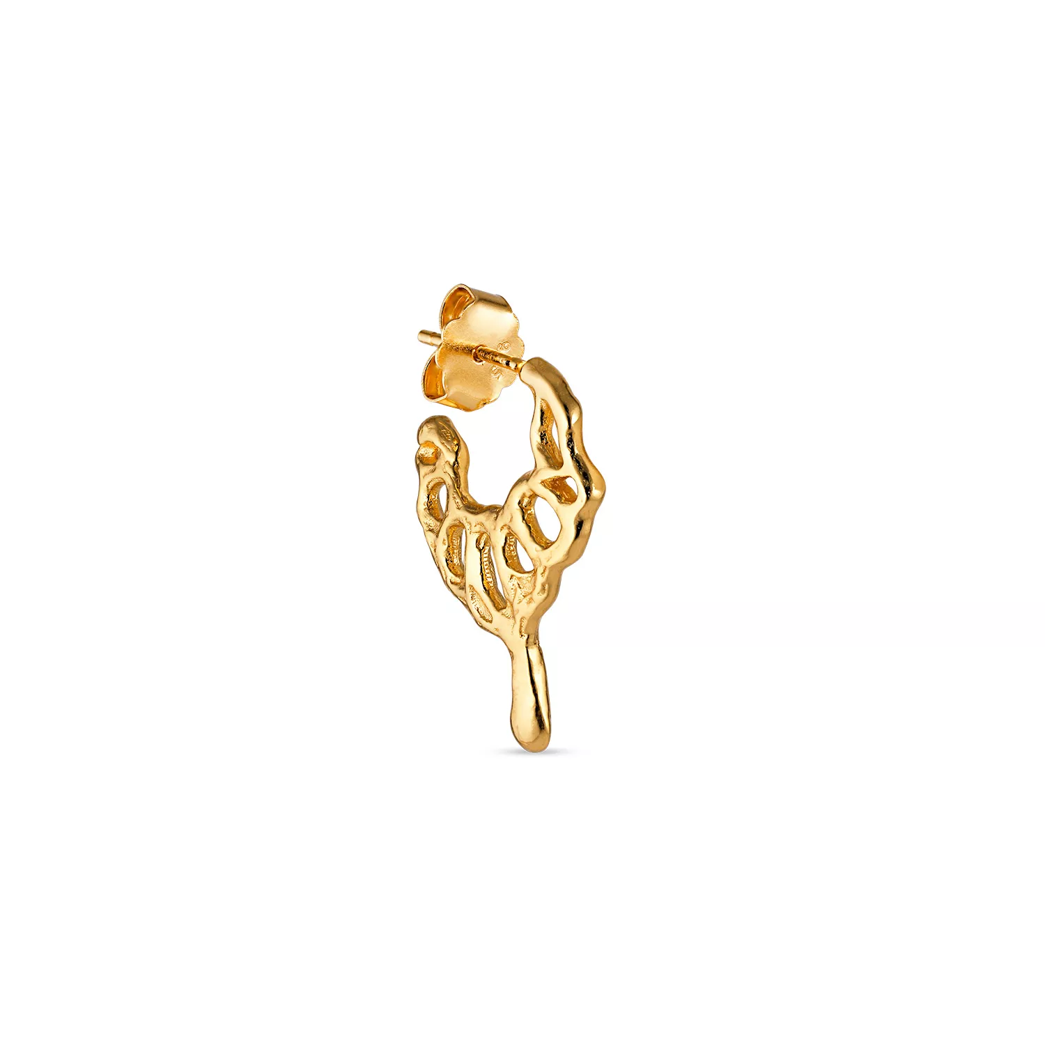 Jane Kønig Butterfly Ørering Single 18 kt. Forgyldt Sølv BH-HS23-G