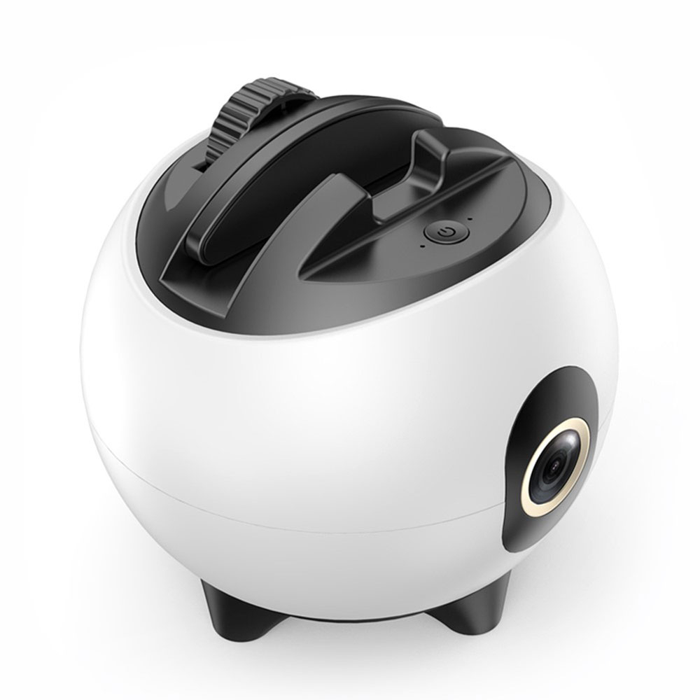 Rotierende 360° Smart Gimbal Selfie Kamera mit Smartphone und Stativ Halter   Automatischer Gesichtsverfolgung - Weiss