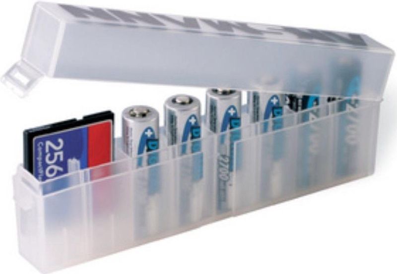 Ansmann - Batterijbox - 8-delig - Voor AA, AAA, 10440, 14500 en CR123A