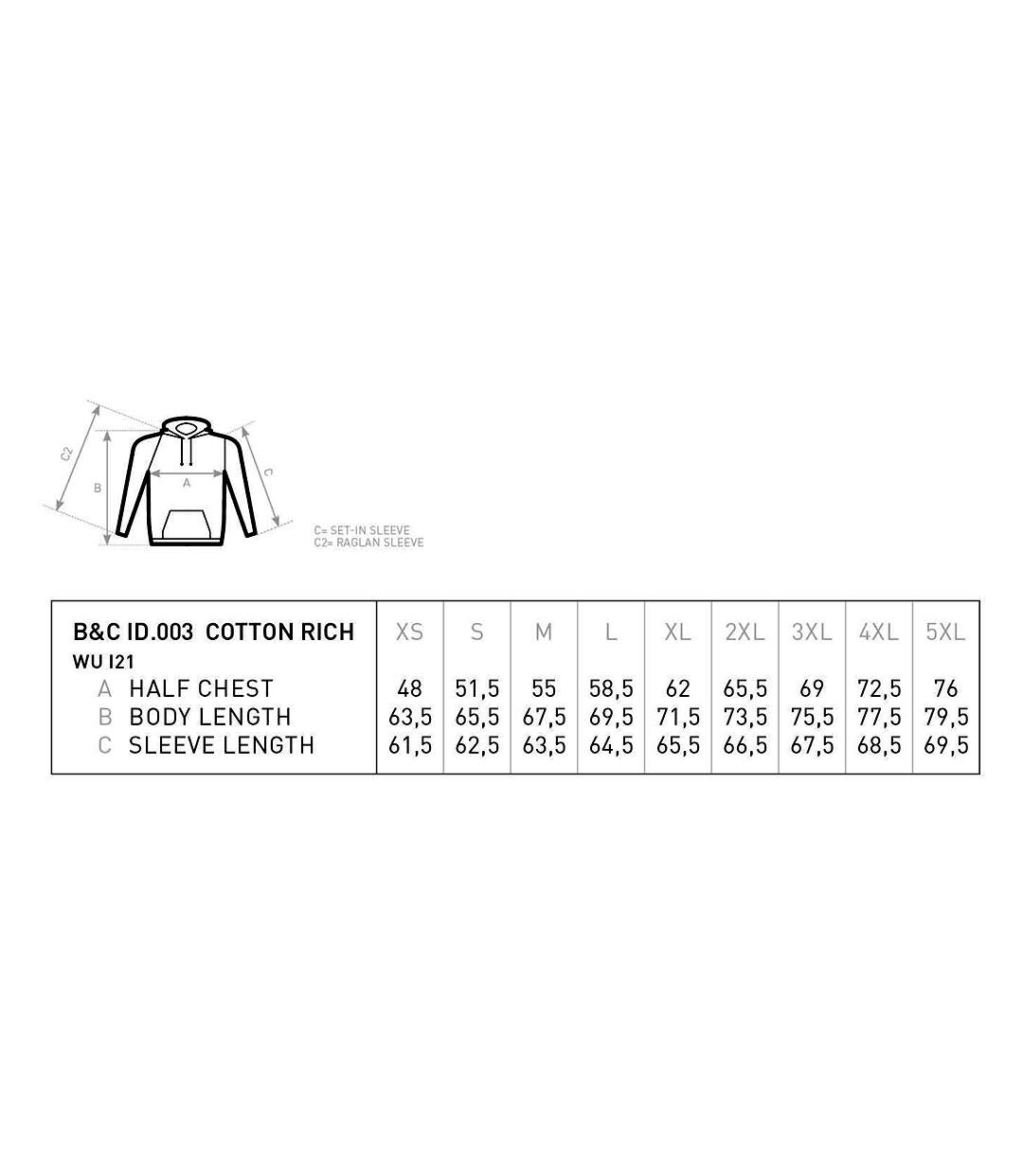 B&C - Sweatshirt à capuche - Femme (Blanc) - UTBC1298
