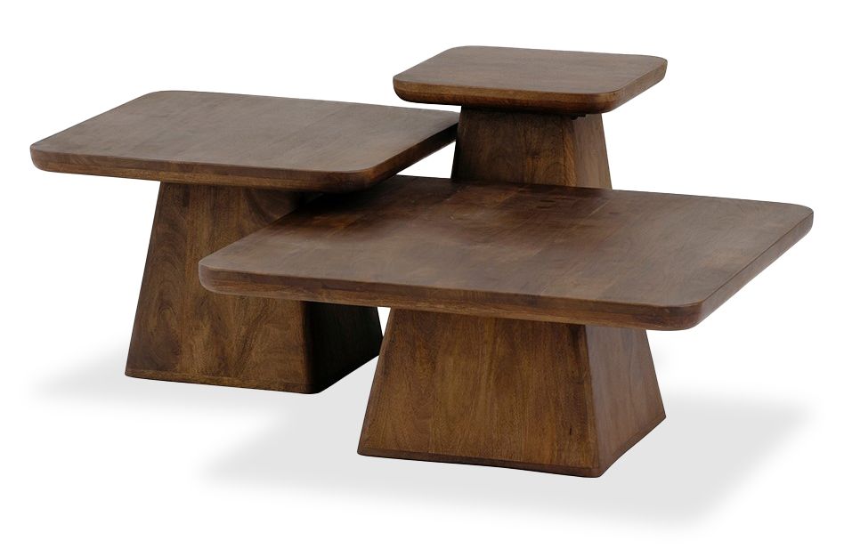 Salontafelset Stockholm B80 x D80 x H33 cm