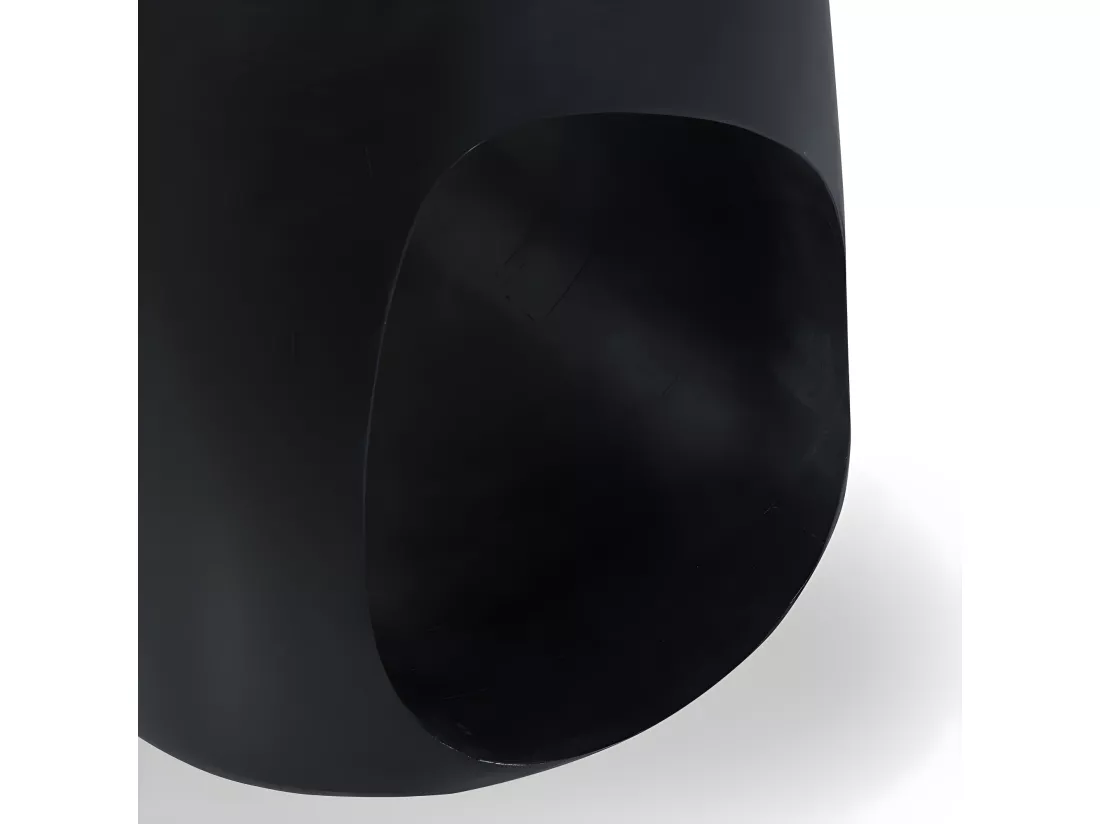 Wesi - Table d'appoint ø35cm - Noir