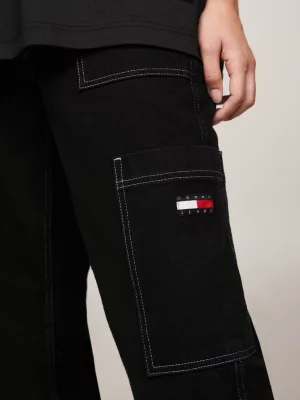 Calça jeans Tommy Remastered Black Denim Carpenter