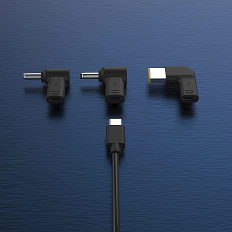 J5 USB-C universal GaN oplader 67 W - sort