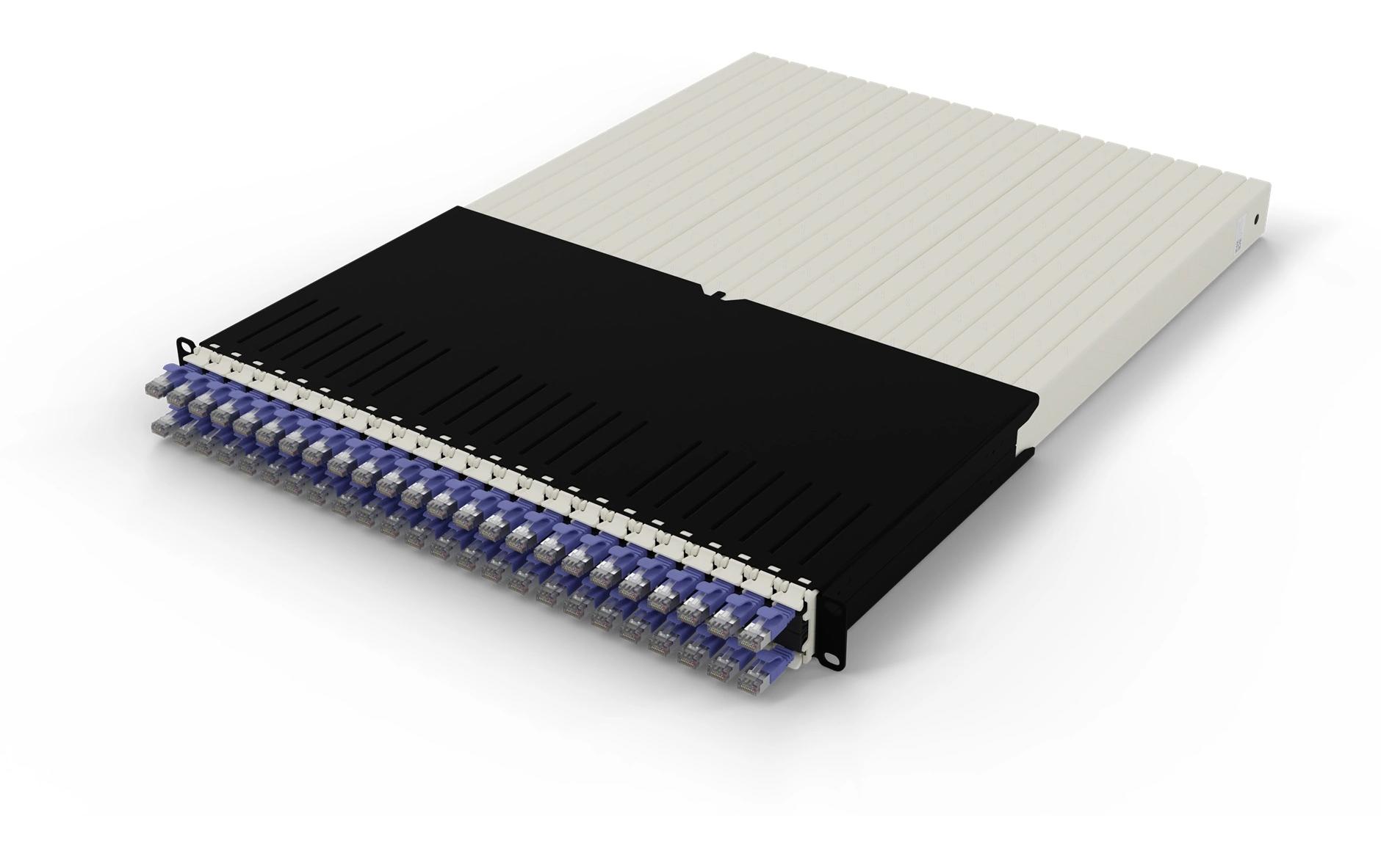 patchbox.one / 30RU / Cat 6A, STP, 1.8 m, Violett<br>All-in-One Lösung für Ordnung im Netzwerkschrank