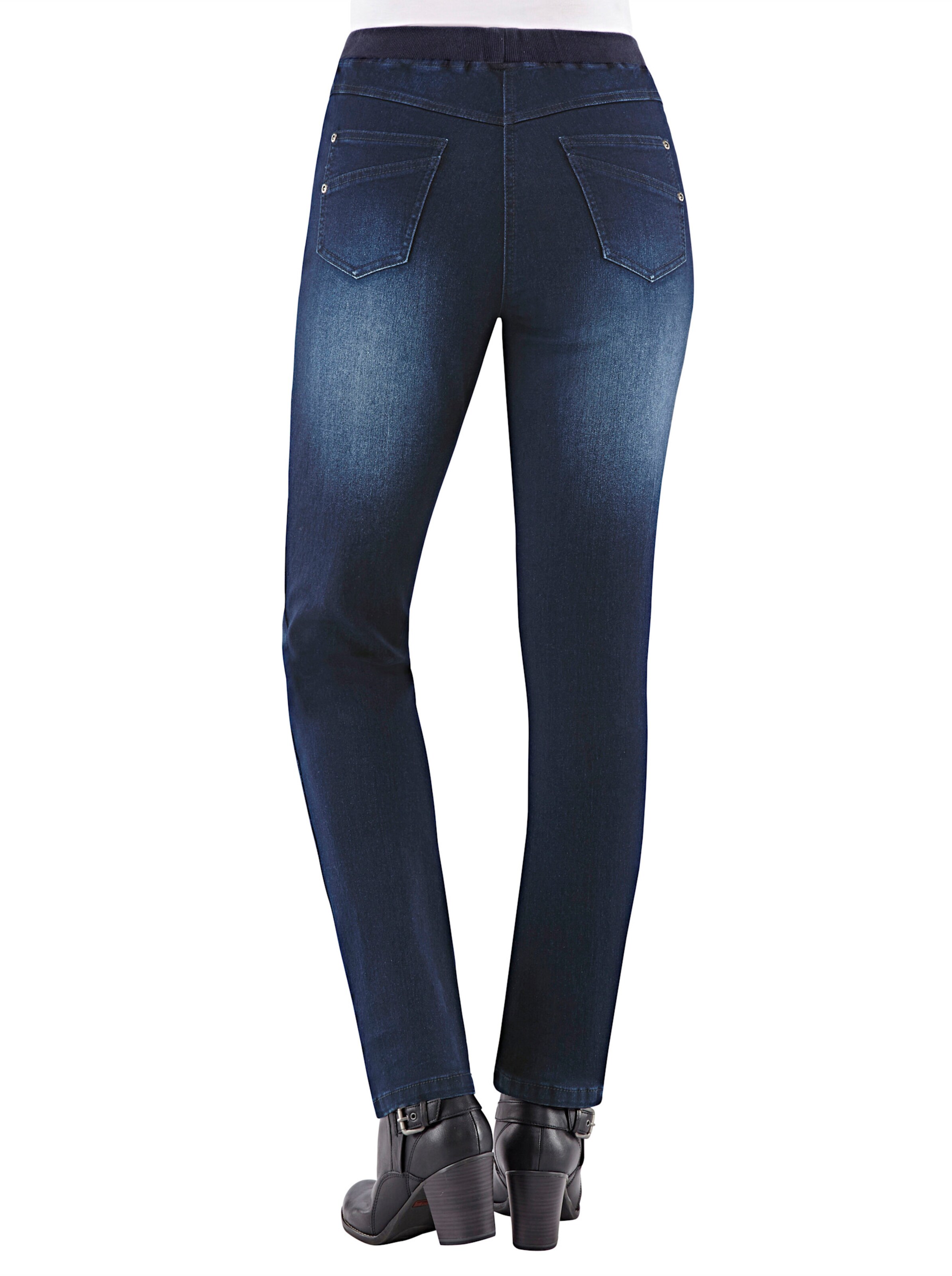 Schlupfjeans in dark blue