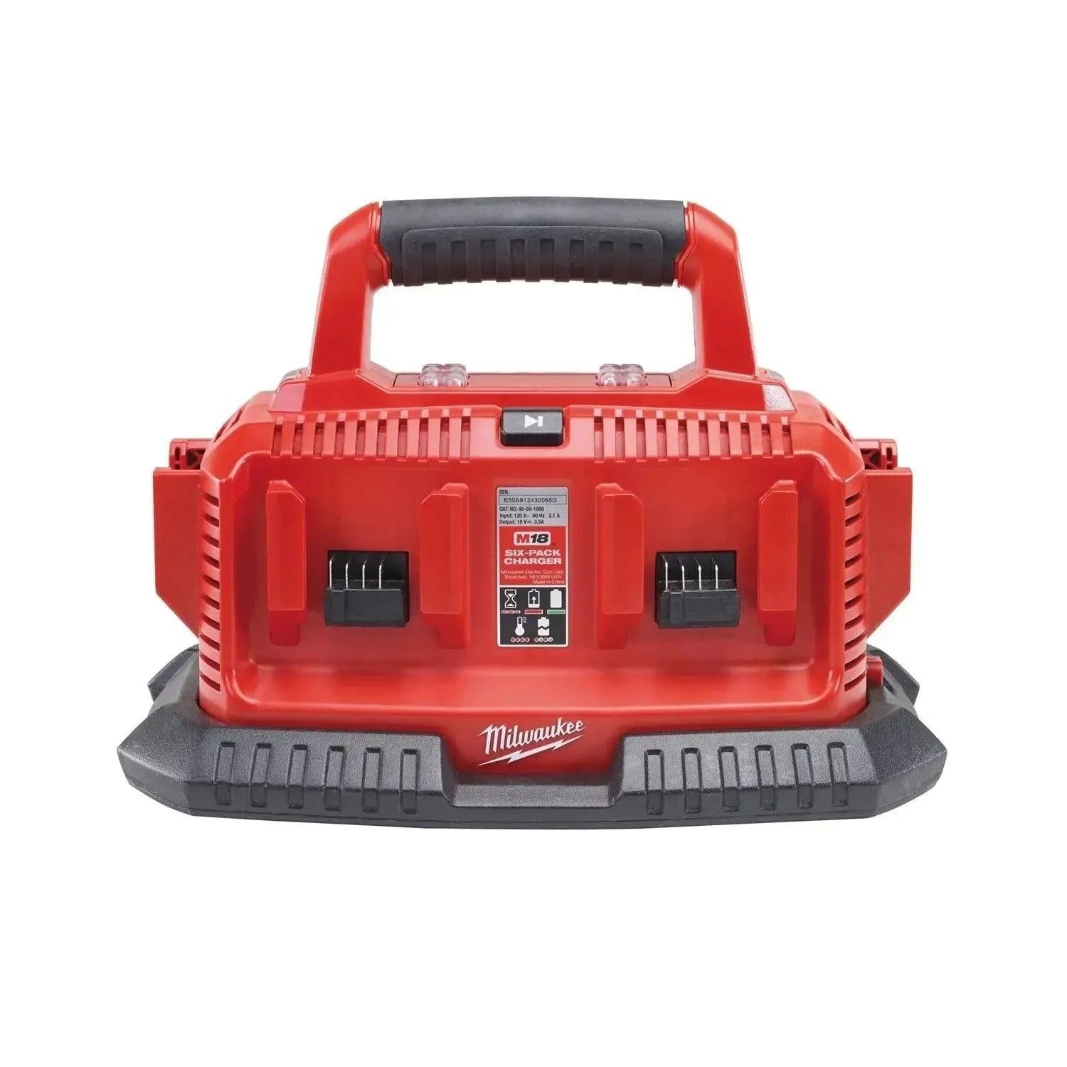 Milwaukee M1418 C6 Multibay lader 14V & 18V M14™ - M18™ - 4932430086