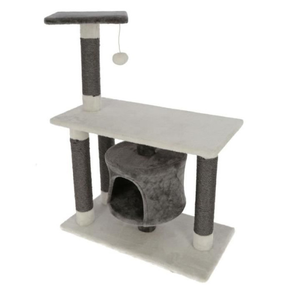 Arbre a chat jade darklight, 96 cm, blanc/gris