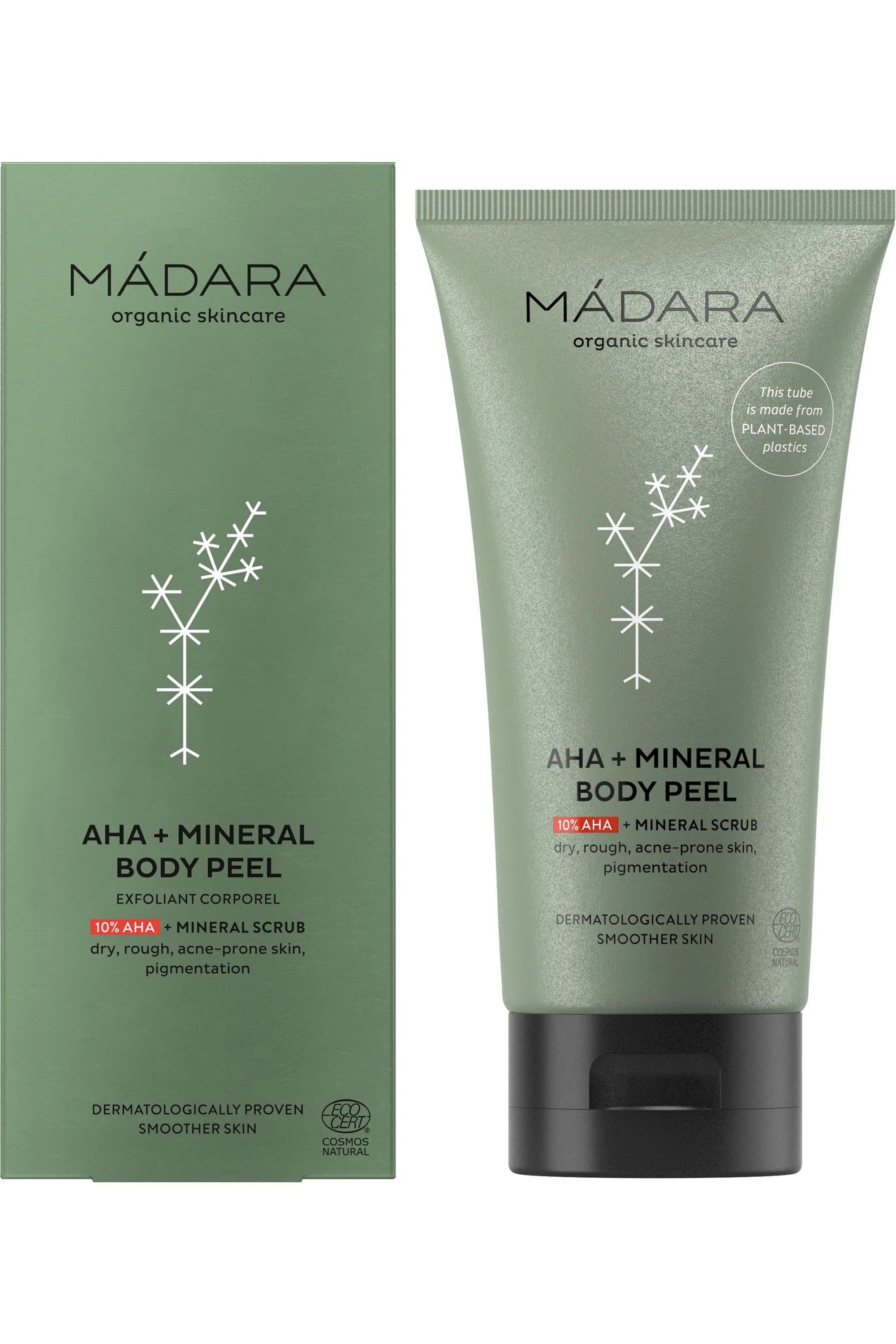 Mádara Cosmetics AHA+MINERAL  Exfoliant corporel-175 ml