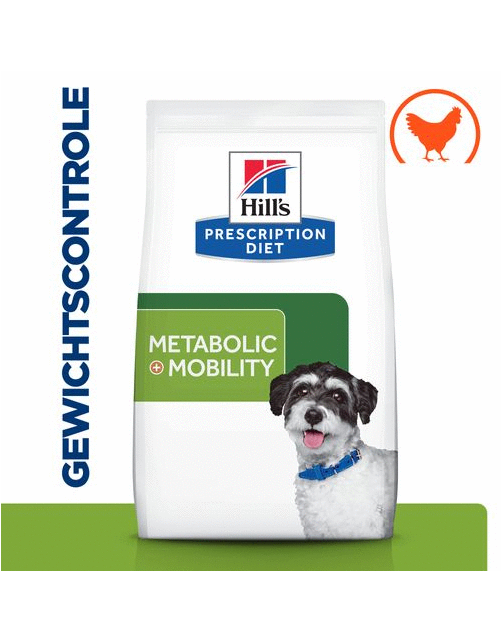Hill's Prescription Diet J\/D Metabolic + Mobility Mini Weight Management Zak Kip - Hondenvoer