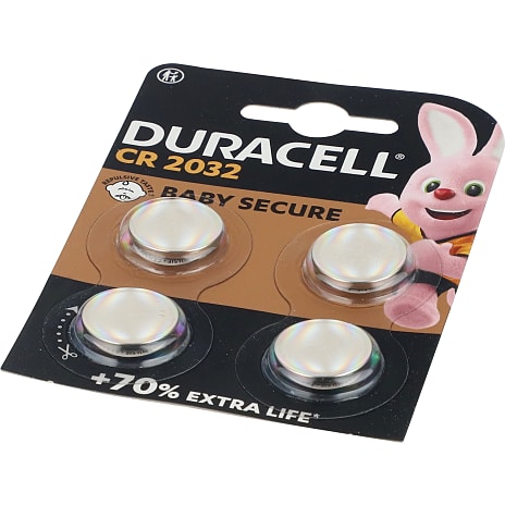 Duracell knapcelle CR 2032 batterier 4-pak