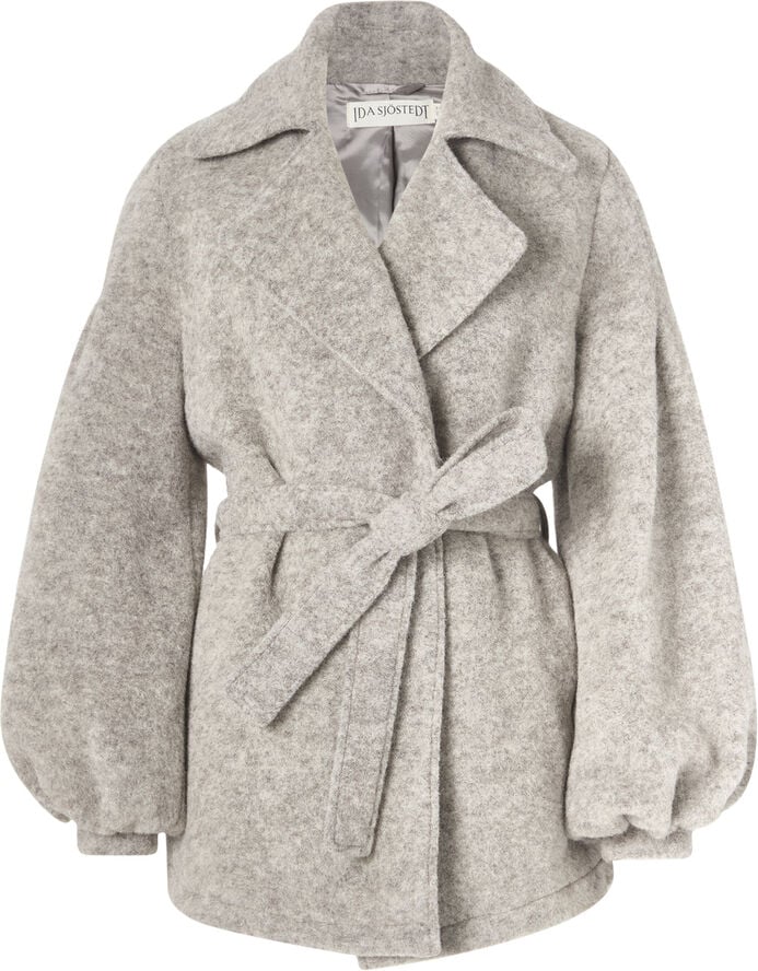Ida Sjöstedt VINNIE WOOL JACKET Beige grey
