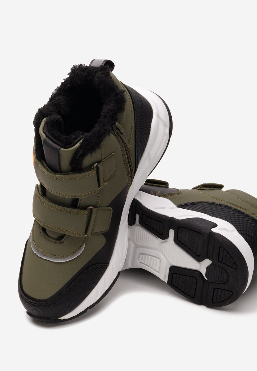 Bottines garçons kaki Arstel