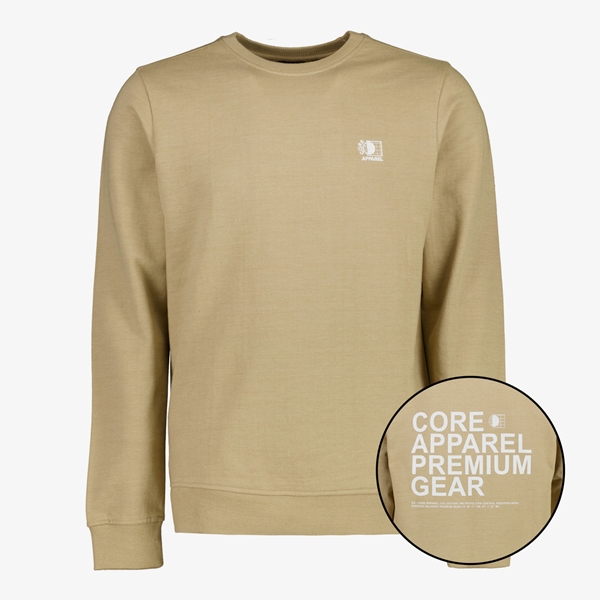 Unsigned heren sweater met backprint