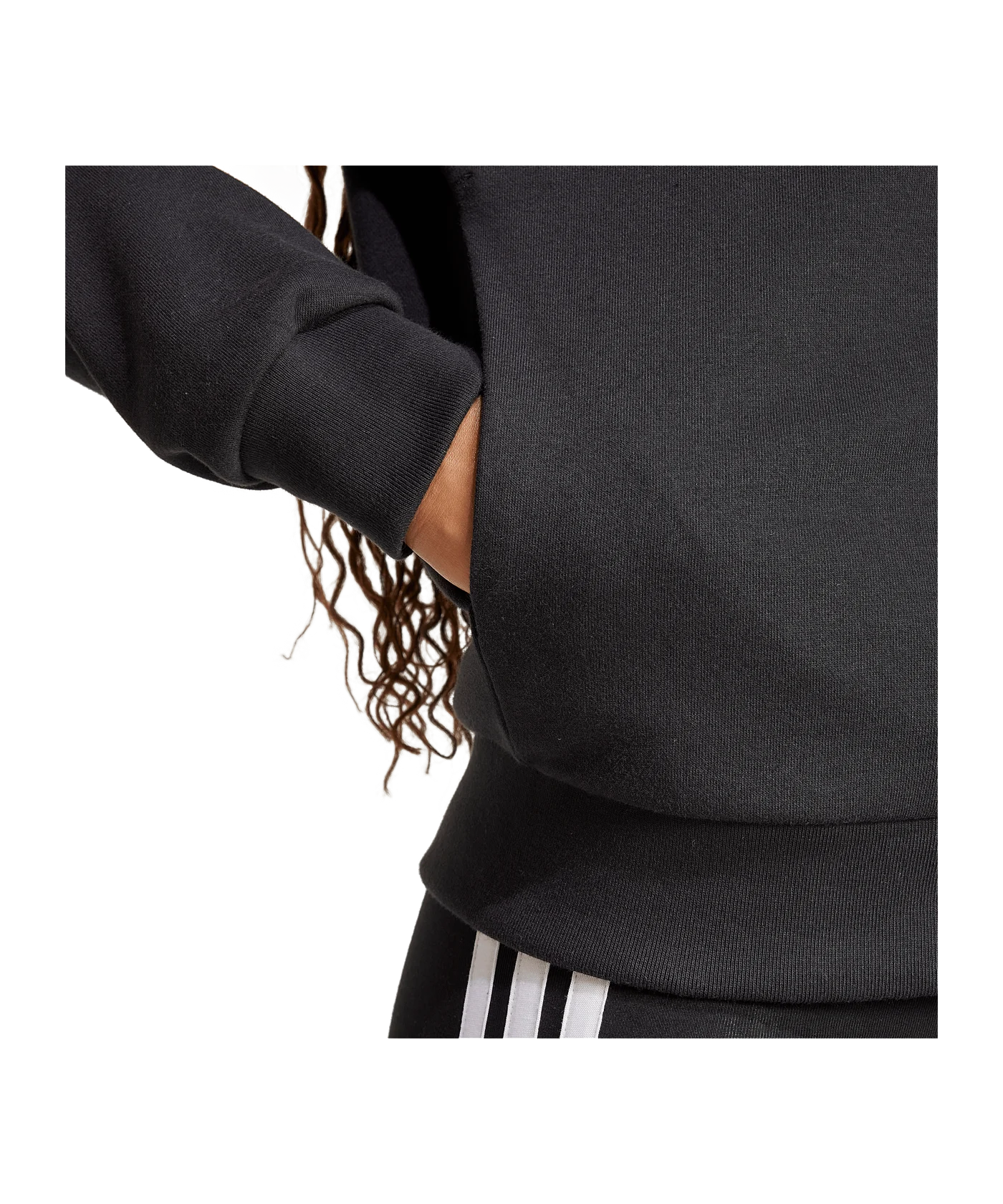 adidas Essentials Kapuzenjacke Damen Schwarz