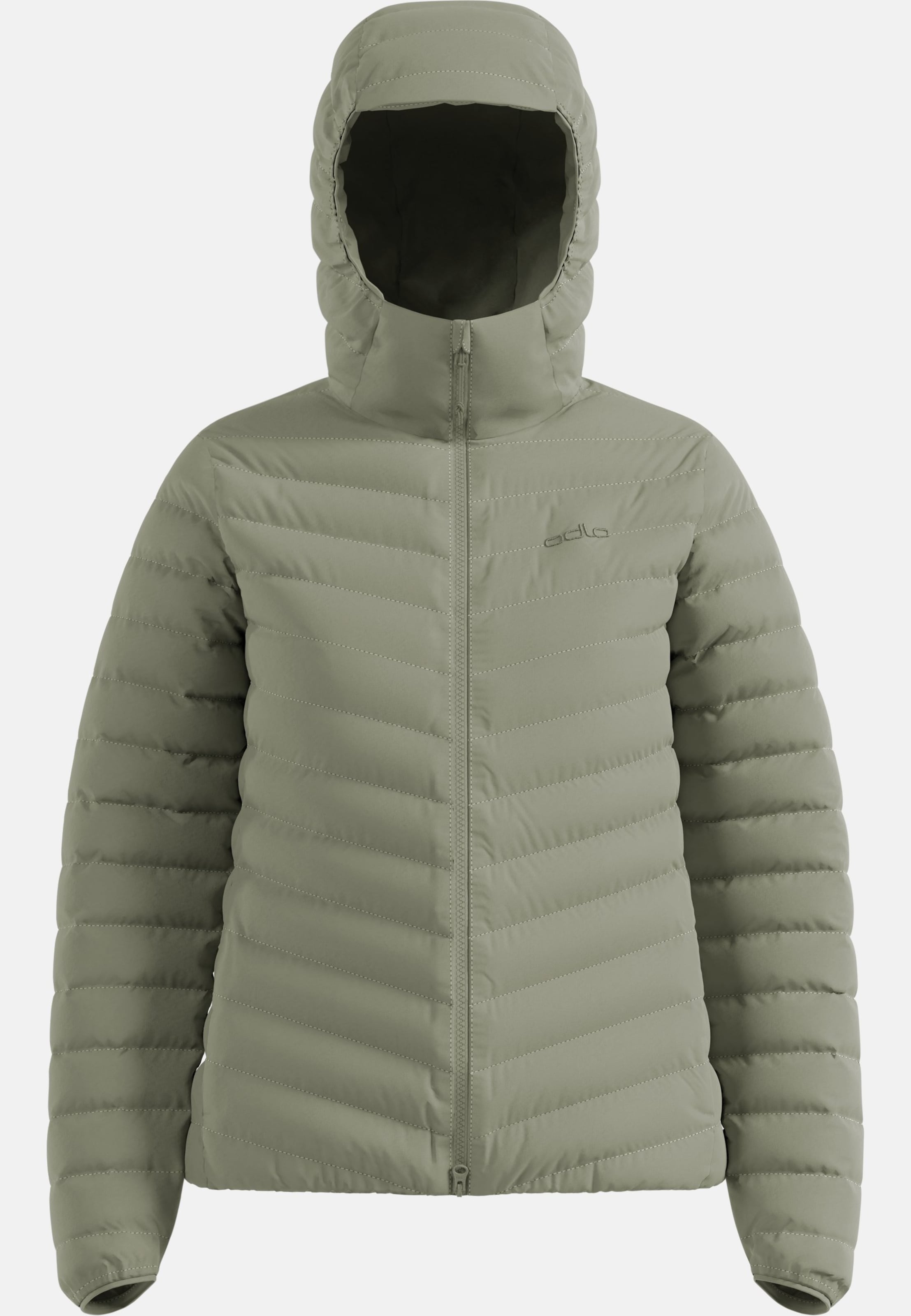 Kompakte X-Alp Daunenjacke mit Kapuze 2.0 in shadow