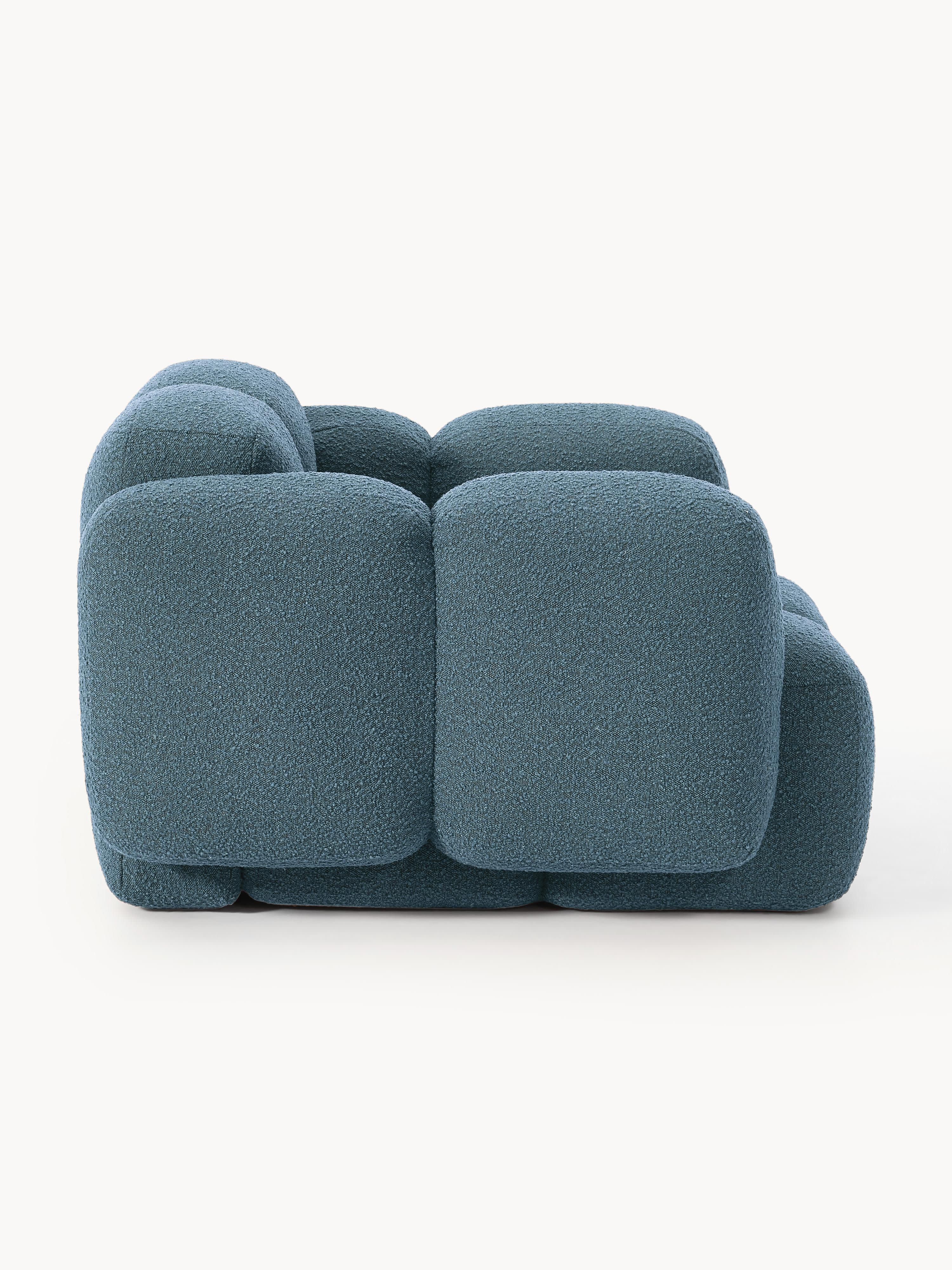 Loungefauteuil Tayla van bouclé