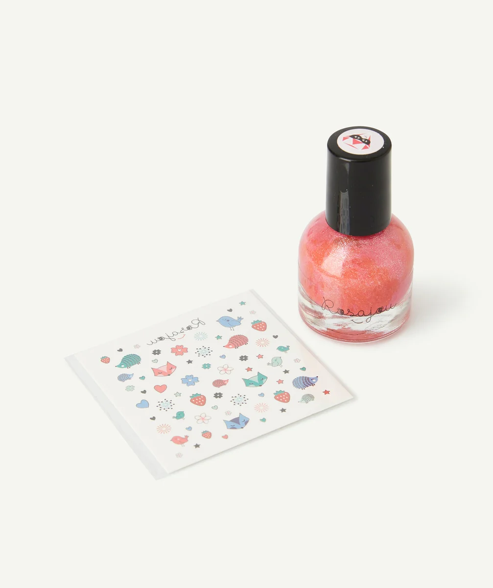 ROSAJOUVERNIS ROSE RUBIS ET PLANCHE DE TATOUAGES