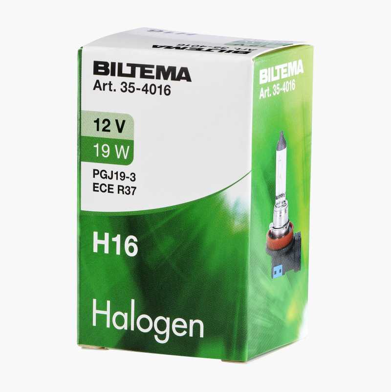Halogenpære H16, 12 V, 19 W, 1 stk.