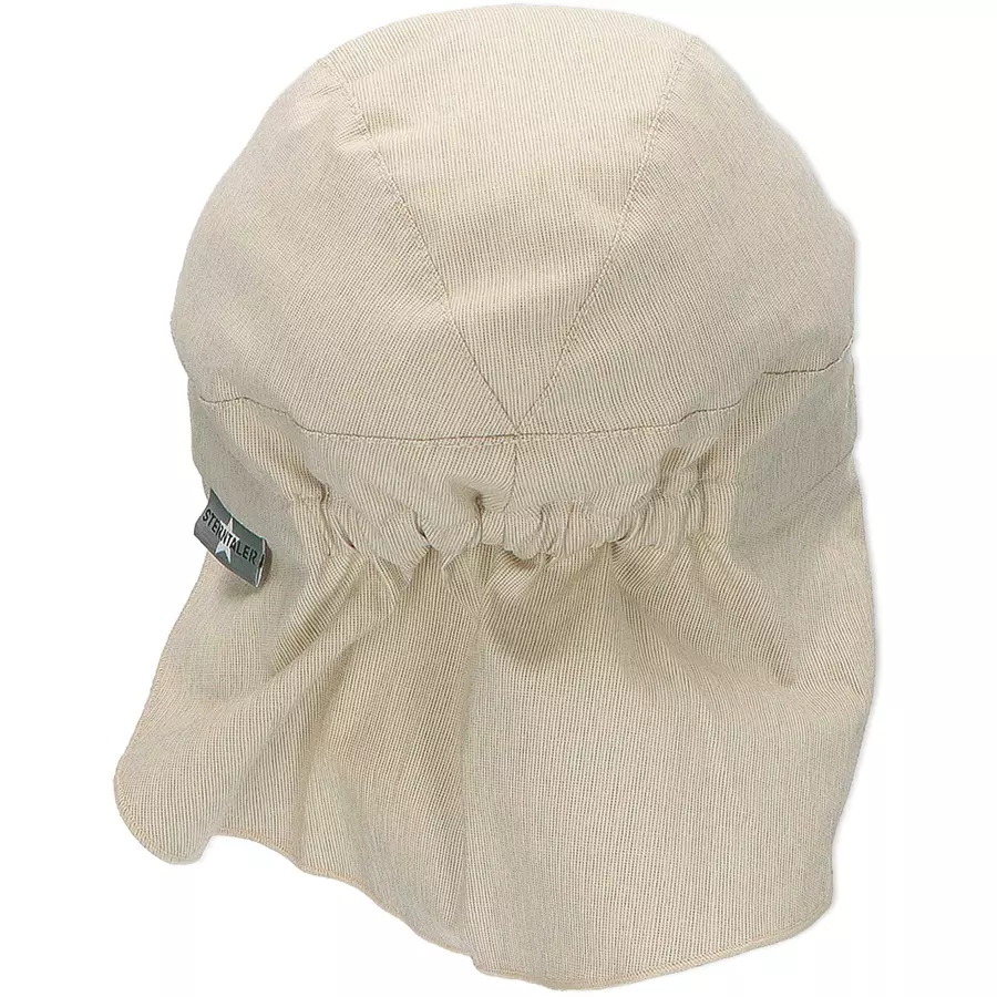 Sterntaler Schirmmütze mit Nackenschutz beige