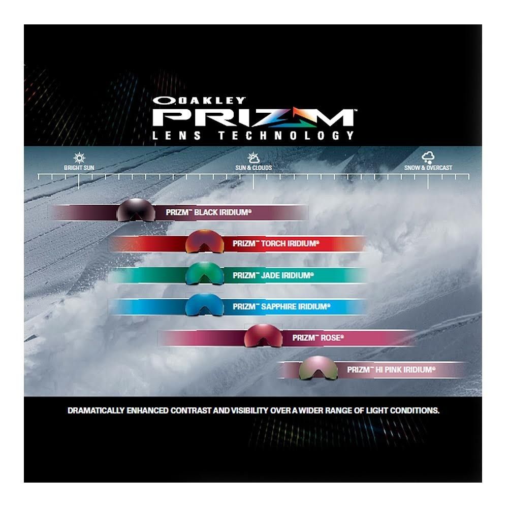 Oakley FLIGHT DECK M - Masque ski matte black/prizm snow sapphire iridium